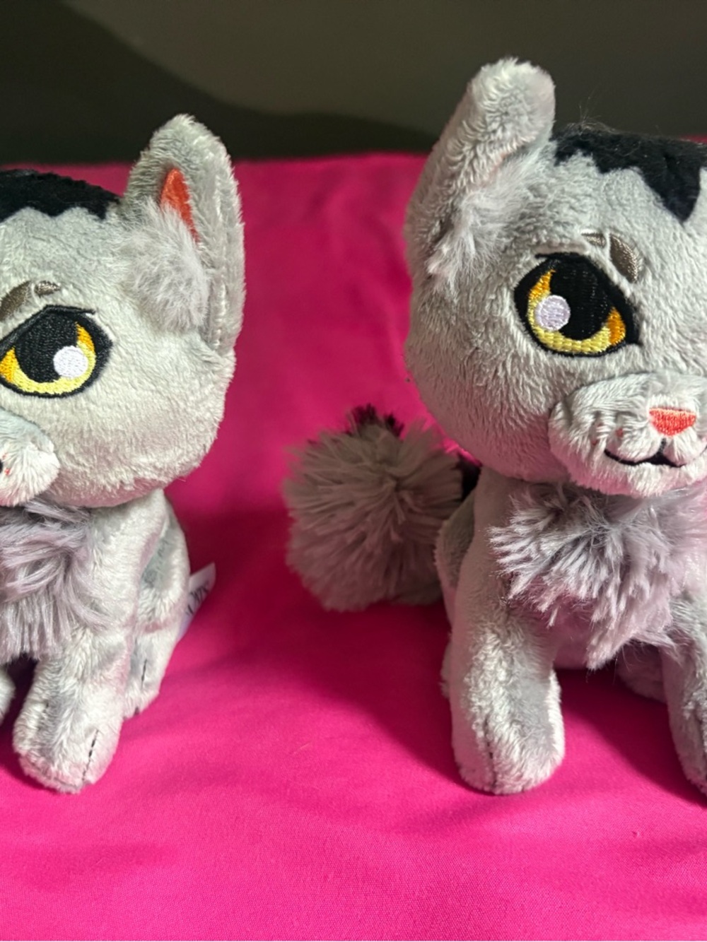 2 Warriors Graystripe Stuffed Animal - Soft Cuddly Toy